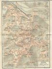 SIENA Mappa Touring Club 1922 Carta geografica