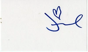 Jewel Autographed 3x5 Card-COA - Picture 1 of 1