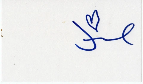 Jewel Autographed 3x5 Card-COA Cover