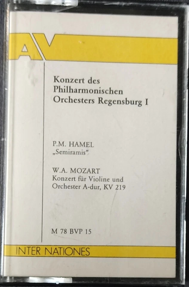 WOLFGANG AMADEUS MOZART HAMEL Philharmonischen Orchesters Regensburg - Image 1 of 1