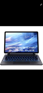 CHESONA Keyboard Case for Samsung Galaxy Tab S10+ Plus/S9+ Plus/S9 FE+ Plus/S8+ - Picture 1 of 11