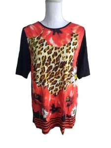 Shirt Bluse Damen KARIN GLASMACHER Gr 42 Leo - Flowers 007 - Bild 1 von 2