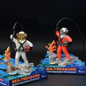 2pcs Aquarium Landscaping diver pneumatic fish tank decoration treasure seeker - Picture 1 of 7