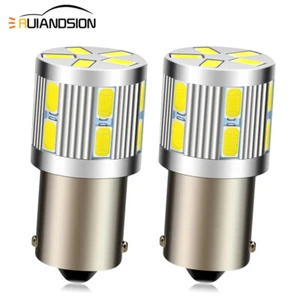 2pcs AC/DC 6V 1156 BA15S LED White 5630 17 SMD Indicator Turn Signal Light Bulb - Afbeelding 1 van 8