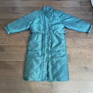 Eddie Bauer Women's Vintage Goose Down Puffer Jacket Long Size MP Petite Medium - Picture 1 of 8