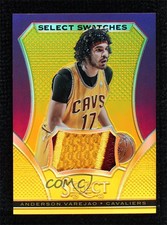 2013-14 Panini Select Select Swatches Gold Prizm /10 Anderson Varejao #50