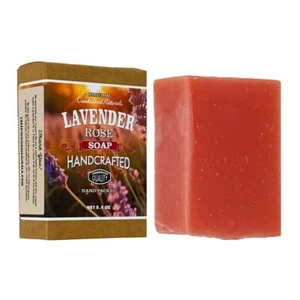 Handmade Lavender Rose Soap Bar - American Made All Natural Soap - Picture 1 of 10