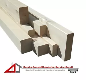 10 Holzbalken 38x38mm 2,00m Konstruktionsholz Fichte Tanne KVH Kantholz - Bild 1 von 5