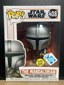 Funko POP Star Wars 408 Brilla en la Oscuridad Insider Club Exclusivo The Mandalorian - Imagen 1 de 8