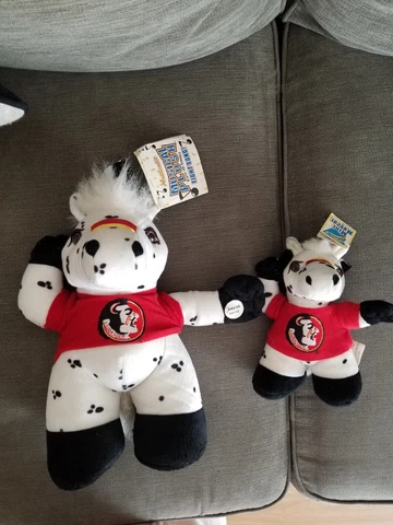 VINTAGE FLORIDA STATE Lot 2 FSU  SEMINOLES 9” INCH AND 12" INCH  MASCOT PLUSH Cover
