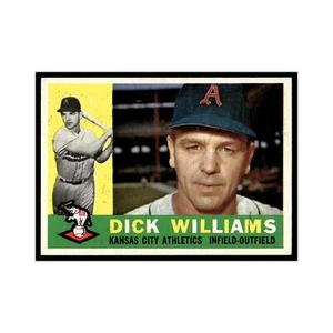 Dick Williams 1960 Topps #188 Kansas City Athletics Baseball Card EX - Picture 1 of 3