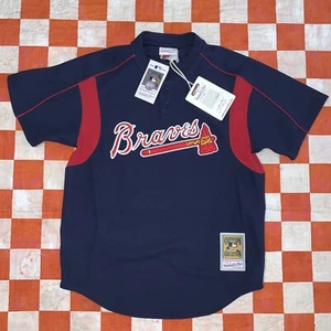 NWT Chipper Jones 2003 Mitchell & Ness Atlanta Braves BP Jersey 40 Medium $130 - Picture 1 of 6