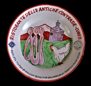 BUON RICORDO PLACA ESPECIAL SOLIMENO VIETRI CERÁMICA ITALIANA CUNEO INSALATA 2010 - Imagen 1 de 2