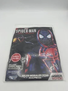 NEW Jazwares Marvel Miles Morales 2099 Adult Mask Halloween Gamestop Exclusive - Picture 1 of 3