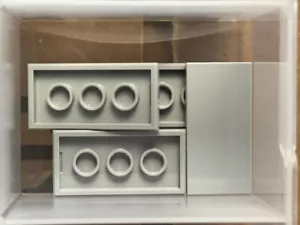 Piezas LEGO - Azulejos gris azulado claro 2 x 4 - No 87079 - Cantidad 5 - Imagen 1 de 1