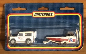 Matchbox Land Rover, Trailer, & Boat - New in Unopened Original Packaging - 1990 - Picture 1 of 3