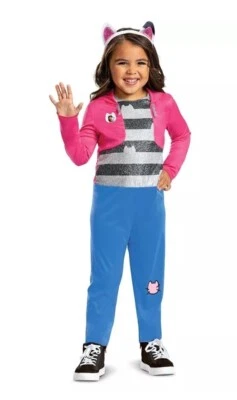 Disguise Gabby's Dollhouse Toddler Girl's 2-Piece Halloween Costume: 2T - 3T-4T - Image 1 of 4