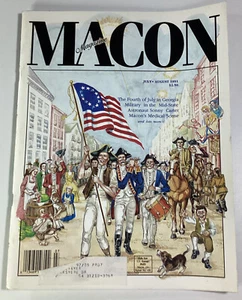 Macon Georgia Magazine 1991 RARE VHTF 4th July Sonny Carter Navy Medicine Ocmulg - Picture 1 of 21