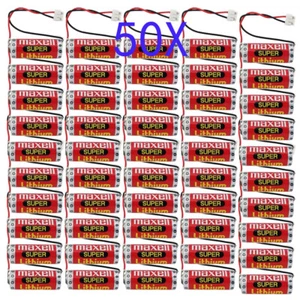 50 SZTUK ER10280 3.6V 800mAh akumulator PLC z wtyczką do Mitsubishi FX2NC-32BL ER10/28 - Zdjęcie 1 z 5
