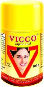 Vicco Vajardanti Ayurveda Zahnpulver | 50 Gramm | 100 Gramm | 200 Gramm - Bild 1 von 7