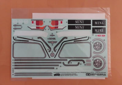 RC Tamiya Decal 58149 Rover Mini Cooper 1994 NEU NIB - Bild 1 von 3