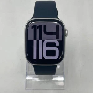 Unlocked Apple Watch Series 10 46MM SILVER Abyss Blue Sports Band MX123LW/A - Picture 1 of 7
