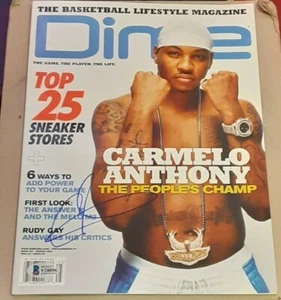 Carmelo Anthony Denver Nuggets SIGNED AUTOGRAPHED DIME Magazine BAS AUGUST 2006 - Picture 1 of 2