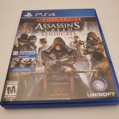 PS4 PlayStation 4 Assassin's Creed Syndicate Complete In Box CIB W/Manual - Image 1 of 3