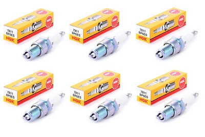 6x NGK Spark Plugs Fits Mercedes W123 250 250T 280 280C 280CE 280E 280TE - Image 1 of 2