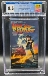 1986 Back to the Future First Print VHS Complete CIB CGC 8.5 High Grade 9.4 Tape - Picture 1 of 2