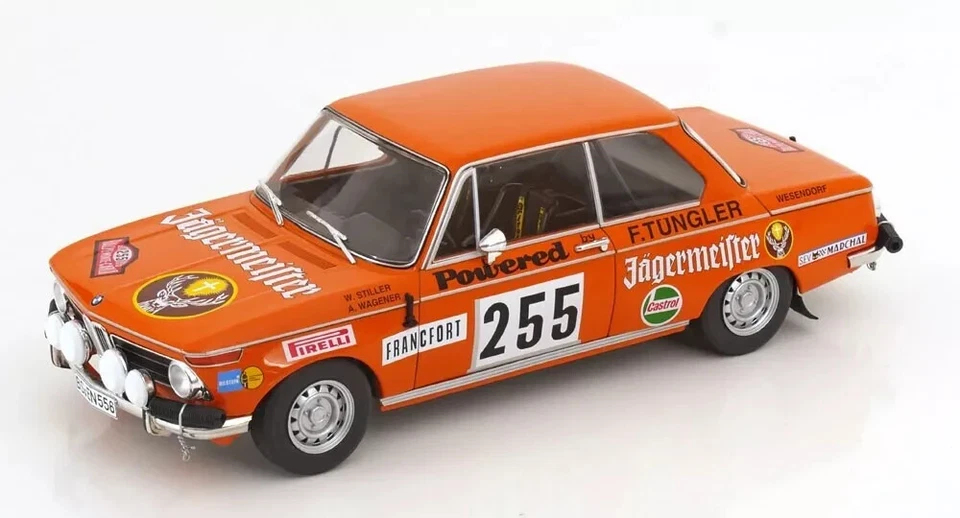BMW 2002 #255 Stiller Rallye Monte Carlo 1973 1/18 18RMC165.22 IXO MODELS