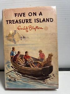 Enid Blyton. Five On A Treasure Island. Hard Cover London 1953 H&S VINTAGE