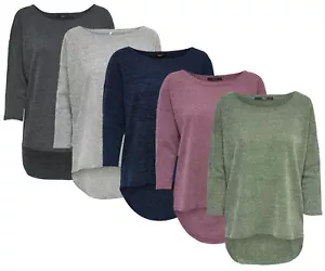 ONLY Damen Oversize Pullover onlALBA 3/4 TOP NOS Strick Shirt vokuhila color mix - Bild 1 von 9