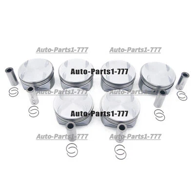 6 x поршень и кольцо 92,9 мм Φ22 мм для Mercedes-Benz CLK350 C350 E350 GLK350 3,5 M272 - Изображение 1 из 4