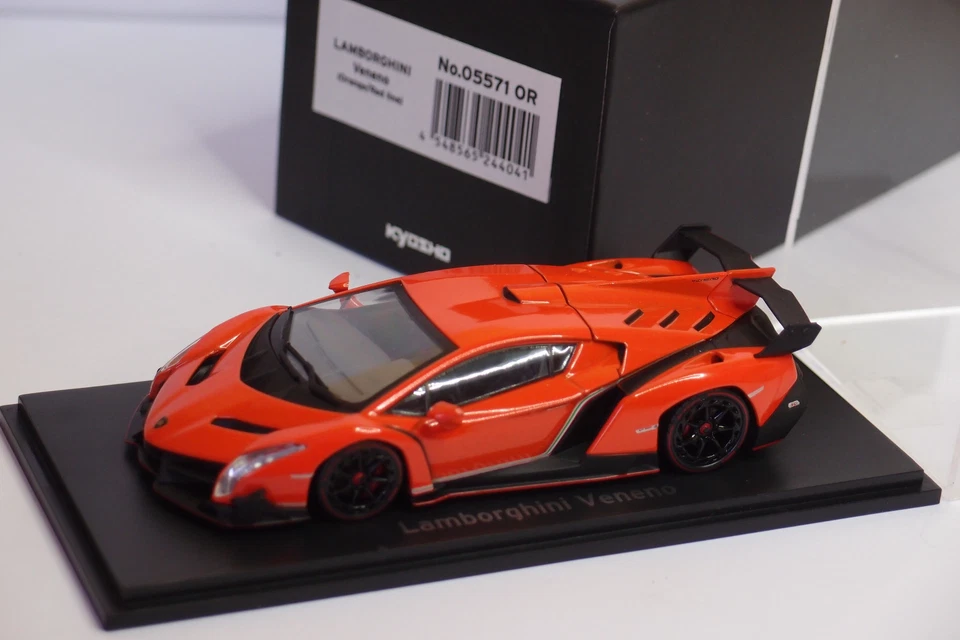 KYOSHO LAMBORGHINI VENENO ORANGE / RED LINE 1:43 - Photo 1/2