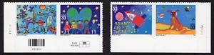 Scott #3417a (3414-3417) Stampin' Plate Block of 4 Stamps - MNH Separated - Picture 1 of 1