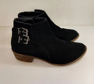 Kensie Graciella Botines Negro Gamuza 2 Hebillas Para Niñas Talla 9.5 Mediano - Imagen 1 de 9