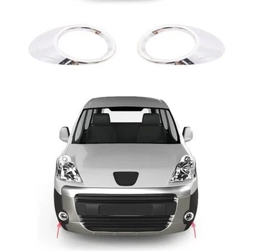 Coprifendinebbia Cromato S. Acciaio per Peugeot Partner Tepee 2008-2015 2 pz - Image 1 of 4