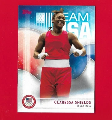 2016 Topps USA Olympic Team and Hopefuls Claressa Shields RC Women Boxing MMA #2 - Image 1 of 2