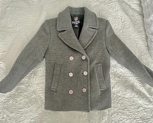Cappotto lana ragazzo Lands' End Ivy spirit 6x/7 grigio - Foto 1 di 7