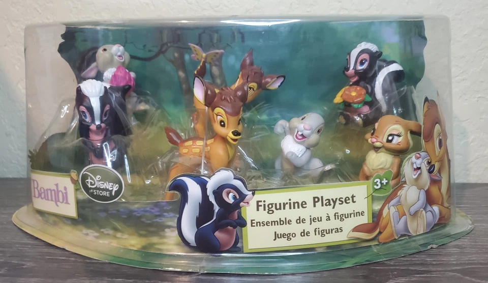 Disney Store Bambi Figurine Figure Playset Set Cake Toppers - Image 1 of 4