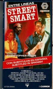 Street Smart Christopher Reeves M Freeman(SPANISH SUBTITLES) USED VERY GOOD VHS - Picture 1 of 2