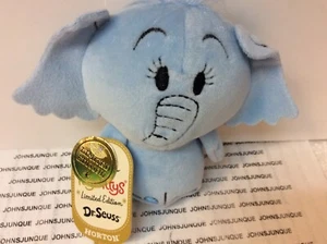 HALLMARK ITTY BITTYS HORTON New with Tag Dr Seuss Blue Elephant LIMITED EDITION - Picture 1 of 3