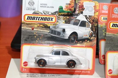 MORRIS - MINOR SALOON (SERIE 2) - 1958 - MATCHBOX 2023 - SCALA 1/64 - Immagine 1 di 4