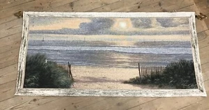 Hines of Oxford Woven Tapestry Sand Dunes, VGC, 134cm x 66 cm - Picture 1 of 3