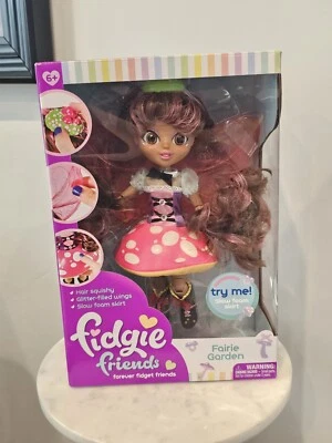 Fidgie Friends Fairie Garden, Butterfly-Winged Fashion Doll with Fidget Features - Image 1 of 4