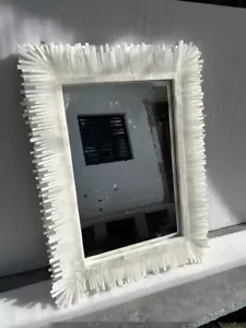 26"x36"Selenite Stone Top Wal Mirror Frame Sunburst Arts Handmade New Home Decor - Picture 1 of 5
