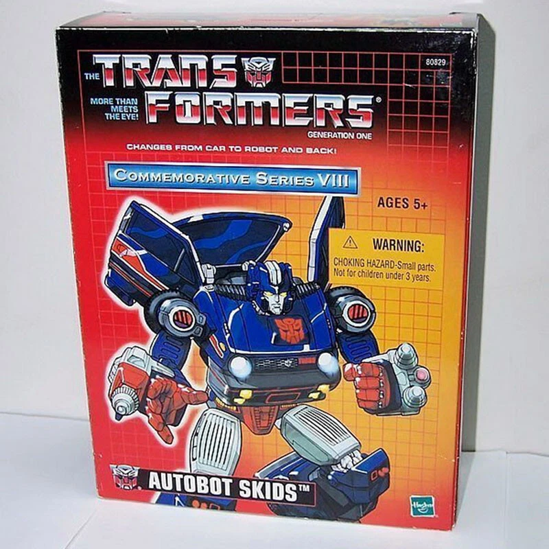 Transformers G1 Autobot Skids Commemorative Series VIII Vintage Figure Hasbro - Image 1 of 4