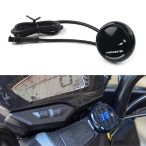 LCD Digital Thermometer Water Temp Gauge Temperature Sensor Display Motorcycle - Imagen 1 de 10