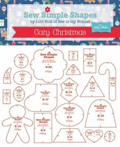 "Cozy Christmas" Sew Simple Shapes by Lori Holt for Riley Blake 20 Templates - Picture 1 of 1